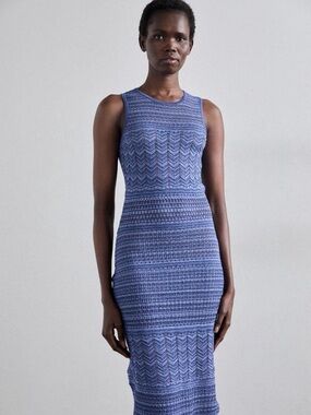sandro tuileries pointelle knit dress | Dresses | Sandro Paris Knitted Sep-2025